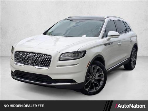 Pristine White Metallic Tri-Coat 2022 Lincoln Nautilus Reserve