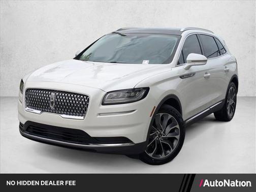 Pristine White Metallic Tri-Coat 2022 Lincoln Nautilus Reserve