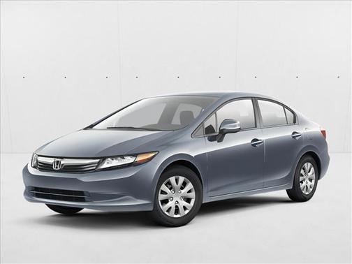 Silver/Gray 2012 Honda Civic LX
