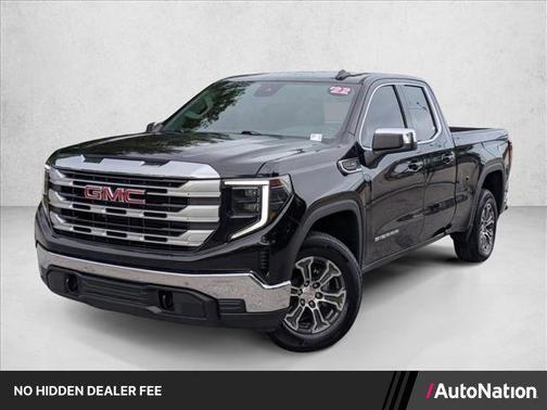 Onyx Black 2022 GMC Sierra 1500 SLE