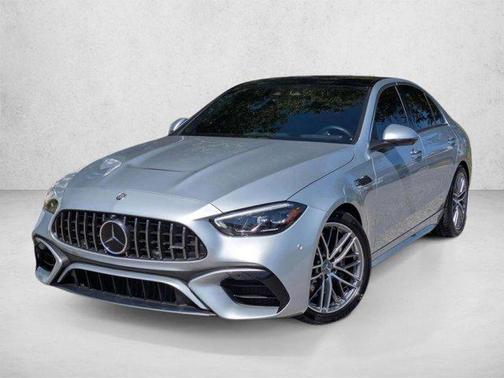 Cirrus Silver Meta 2024 Mercedes-Benz AMG C 63 S E Performance