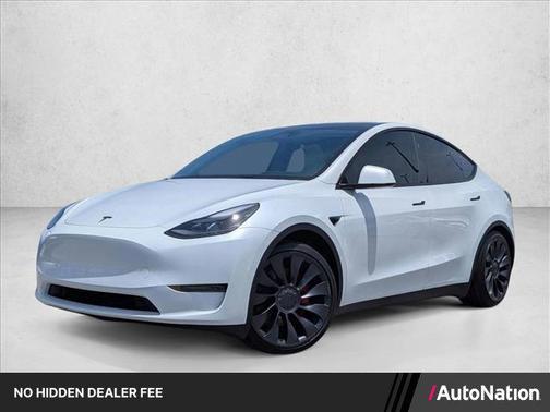 Pearl White Multi-Coat 2024 Tesla Model Y Performance Dual Motor All-Wheel Drive
