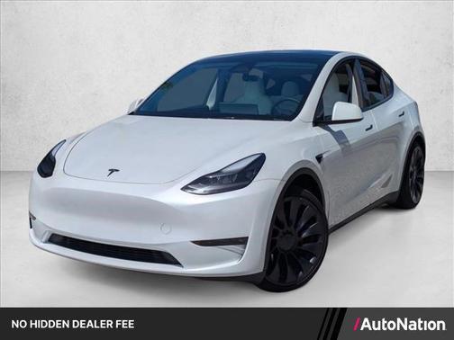 Pearl White Multi-Coat 2024 Tesla Model Y Performance Dual Motor All-Wheel Drive