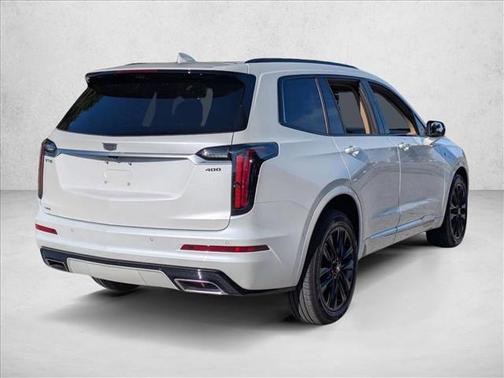 Crystal White Tricoat 2025 Cadillac XT6 Sport AWD