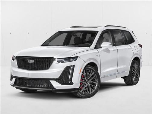 Crystal White Tricoat 2025 Cadillac XT6 Sport AWD