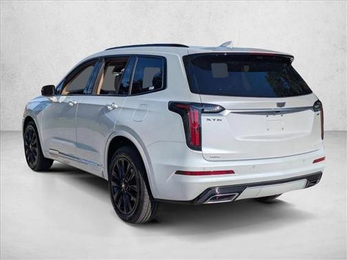 Crystal White Tricoat 2025 Cadillac XT6 Sport AWD