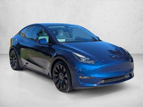 Deep Blue Metallic 2022 Tesla Model Y Performance Dual Motor All-Wheel Drive