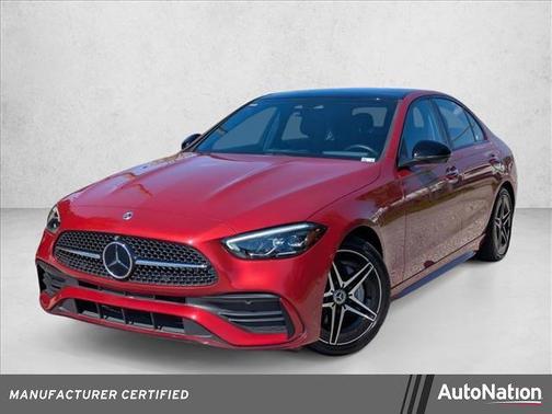 MANUFAKTUR Cardinal Red Metallic 2023 Mercedes-Benz C-Class Sedan