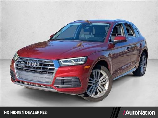 Red 2018 Audi Q5 2.0T Premium Plus