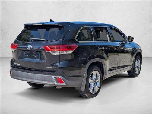 Midnight Black Metallic 2019 Toyota Highlander Limited