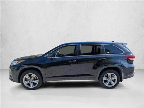 Midnight Black Metallic 2019 Toyota Highlander Limited