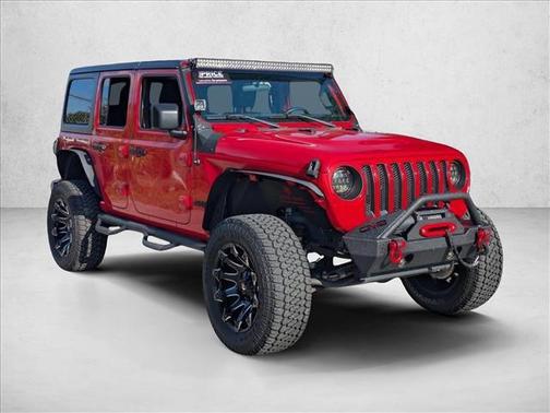 Firecracker Red Clearcoat 2018 Jeep Wrangler Unlimited Sport
