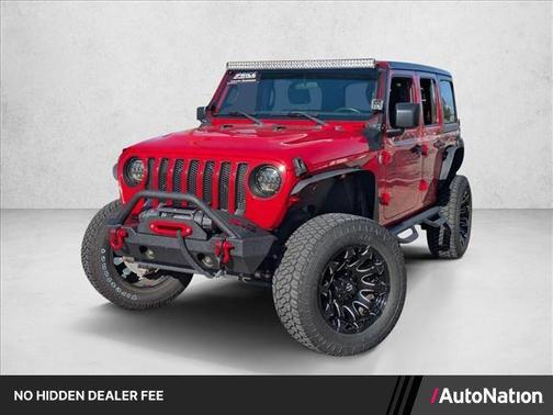 Firecracker Red Clearcoat 2018 Jeep Wrangler Unlimited Sport