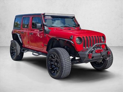 Firecracker Red Clearcoat 2018 Jeep Wrangler Unlimited Sport