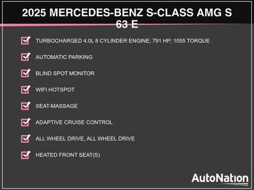 2025 Mercedes-Benz AMG S 63 E 4MATIC