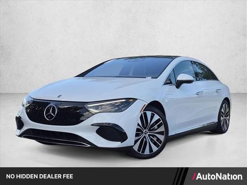 MANUFAKTUR Moonlight White Metallic 2023 Mercedes-Benz EQE 500 4MATIC+
