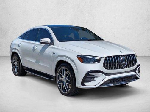 Polar White 2025 Mercedes-Benz AMG GLE 53 4MATIC+ Coupe