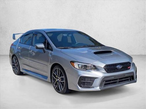 Ice Silver Metallic 2020 Subaru WRX STI Limited w/Wing
