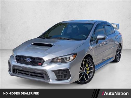 Ice Silver Metallic 2020 Subaru WRX STI Limited w/Wing