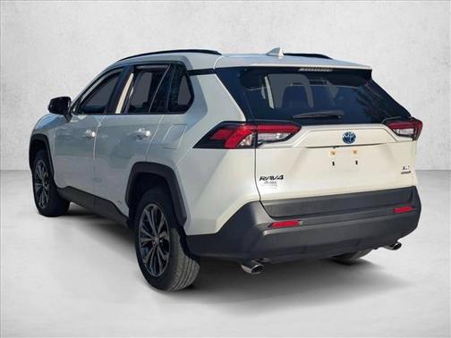 Blizzard Pearl 2022 Toyota RAV4 Hybrid XLE Premium