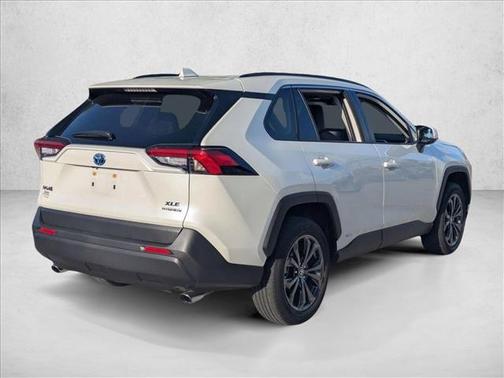 Blizzard Pearl 2022 Toyota RAV4 Hybrid XLE Premium