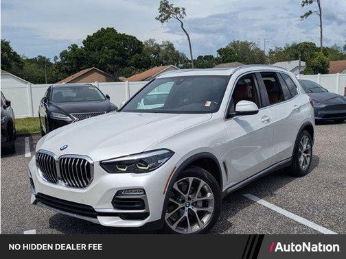 Mineral White Metallic 2019 BMW X5 xDrive40i