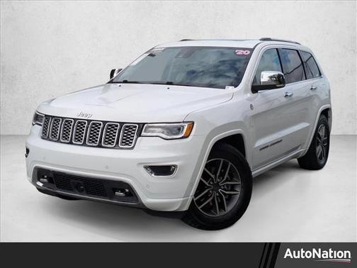 Bright White Clearcoat 2020 Jeep Grand Cherokee Overland