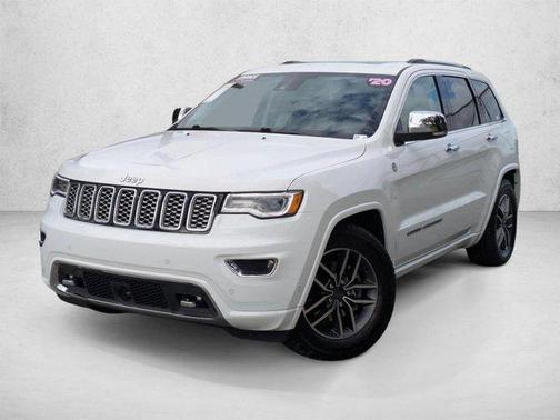 Bright White Clearcoat 2020 Jeep Grand Cherokee Overland