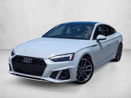 Glacier White Metallic 2022 Audi A5 Sportback 45 S Line Prestige