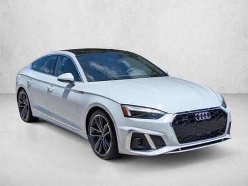 Glacier White Metallic 2022 Audi A5 Sportback 45 S Line Prestige