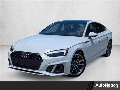 Glacier White Metallic 2022 Audi A5 Sportback 45 S Line Prestige