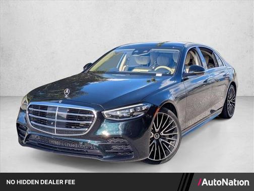 Emeraldgreen 2022 Mercedes-Benz S-Class 4MATIC