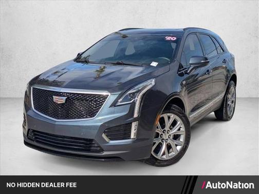 Shadow Metallic 2020 Cadillac XT5 Sport