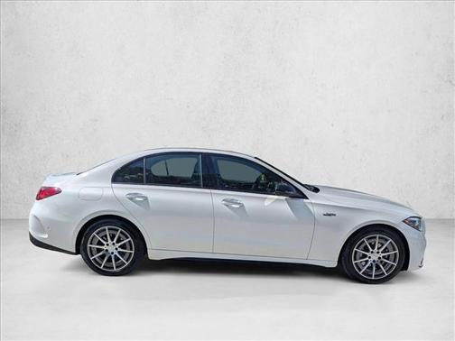 White 2026 Mercedes-Benz AMG C 43 4MATIC