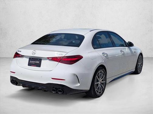 White 2026 Mercedes-Benz AMG C 43 4MATIC