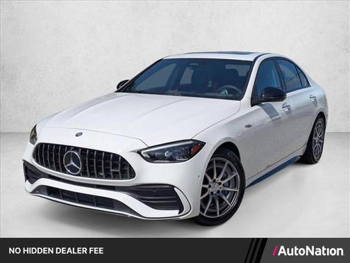 White 2026 Mercedes-Benz AMG C 43 4MATIC