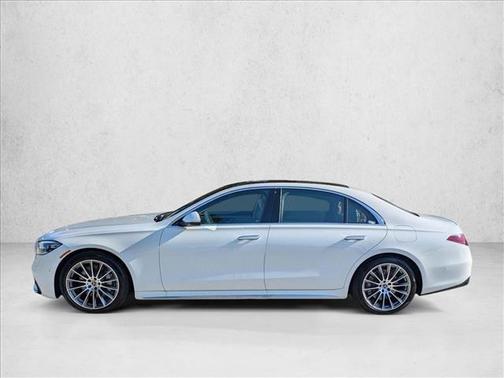 MANUFAKTUR Moonlight White Metallic 2026 Mercedes-Benz S-Class S 580e 4MATIC