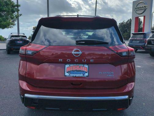 Scarlet Ember Tintcoat 2026 Nissan Rogue Platinum