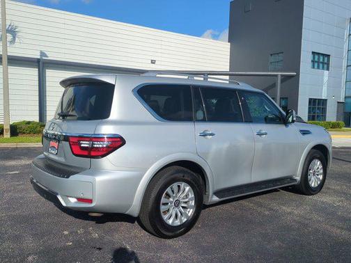 Brilliant Silver Metallic 2024 Nissan Armada SV 4WD