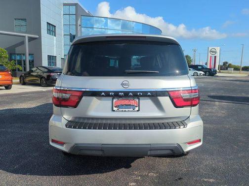 Brilliant Silver Metallic 2024 Nissan Armada SV 4WD