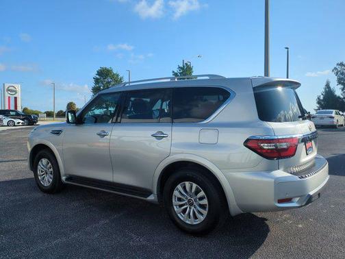Brilliant Silver Metallic 2024 Nissan Armada SV 4WD