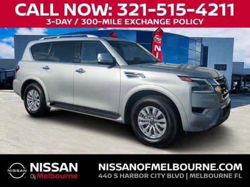 Brilliant Silver Metallic 2024 Nissan Armada SV 4WD