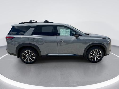 Boulder Gray Pearl 2026 Nissan Pathfinder Platinum