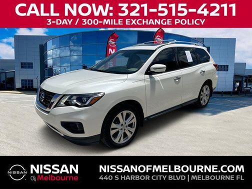 Pearl White Tricoat 2019 Nissan Pathfinder SL