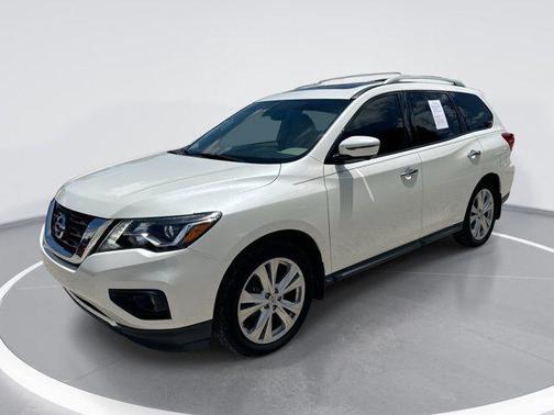 Pearl White Tricoat 2019 Nissan Pathfinder SL