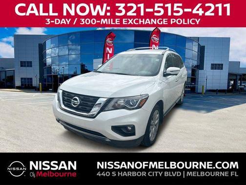 Pearl White Tricoat 2019 Nissan Pathfinder SL