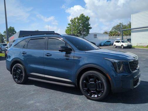 Midnight Lake Blue 2025 Kia Sorento SX