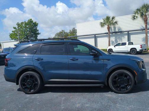 Midnight Lake Blue 2025 Kia Sorento SX