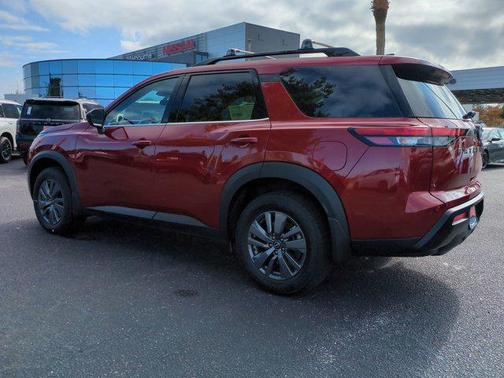 Scarlet Ember Tintcoat 2026 Nissan Pathfinder SV