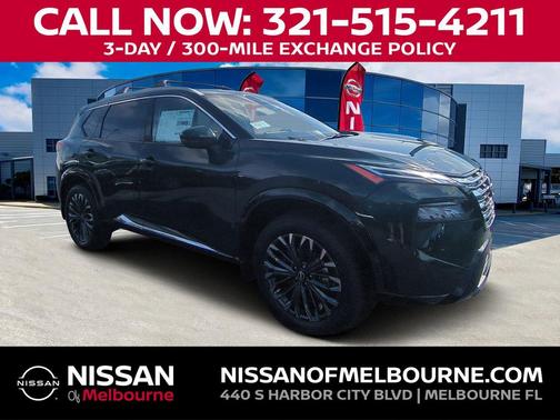 Obsidian Green 2026 Nissan Rogue Platinum